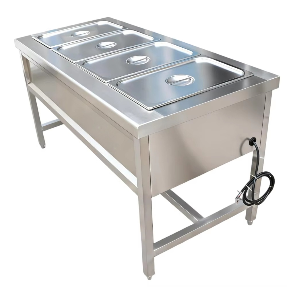 Commercial Kitchen Zones - 201 Stainless Steel Professional 4 Zone