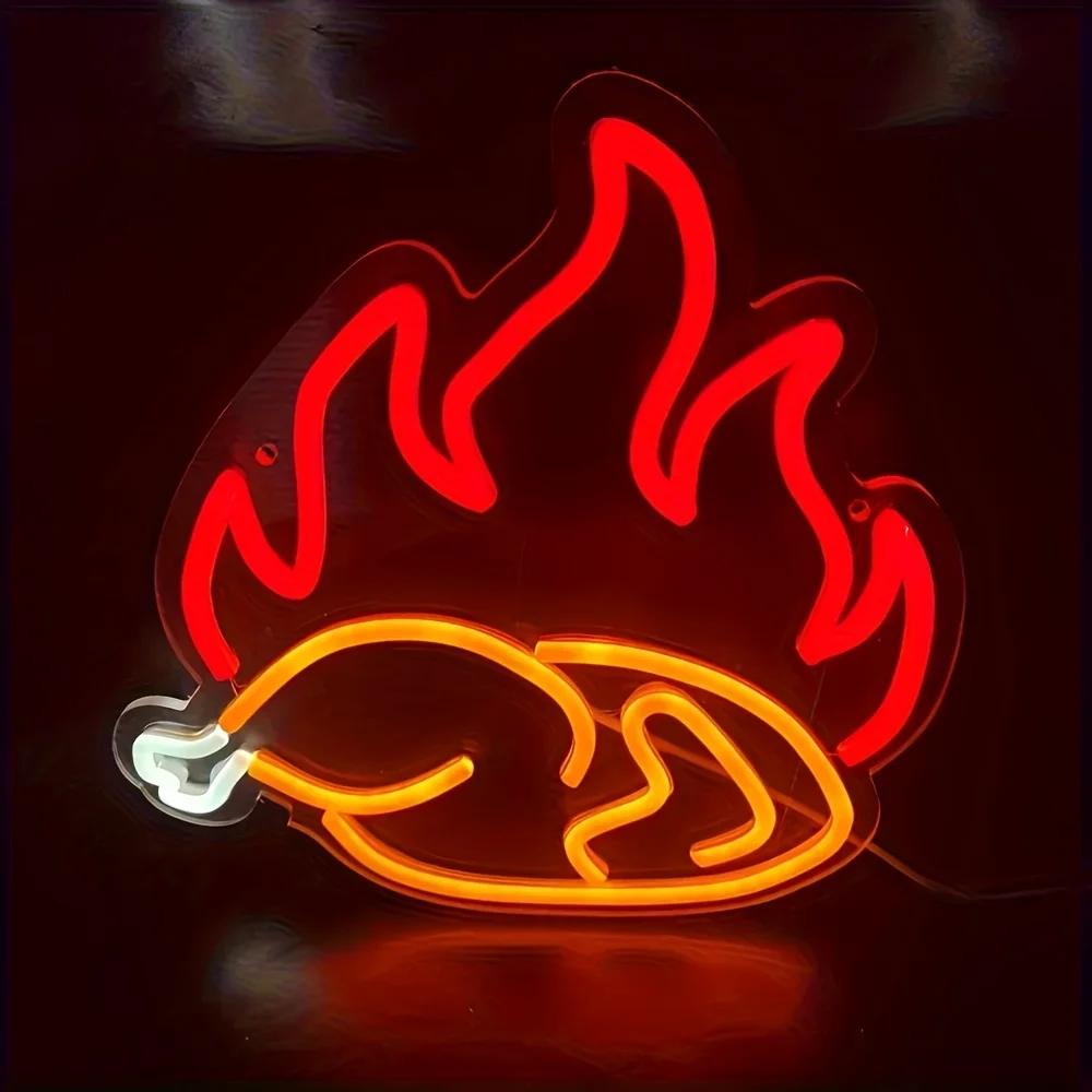 Commercial Kitchen Grill - Grilled Chicken Neon Sign LED Neon