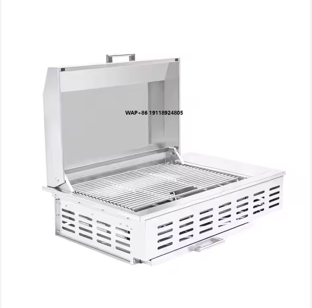 Commercial Kitchen Zones - Professional Outdoor Kitchen 4-Burner Commercial-Grade 304SS