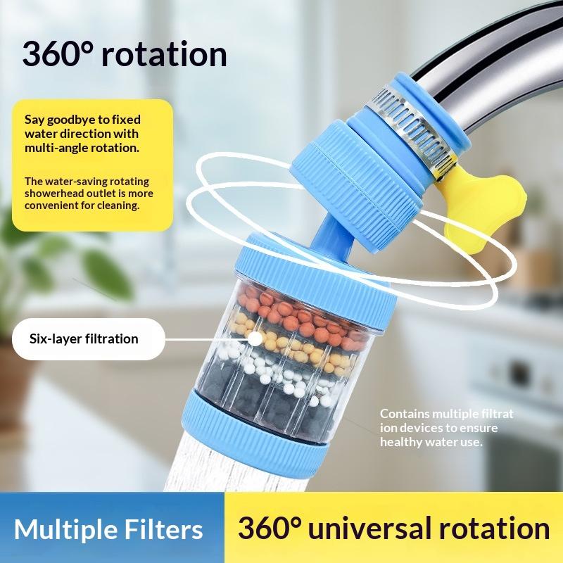Commercial Kitchen Tap - 360 Degree Rotatable Faucet Filter -