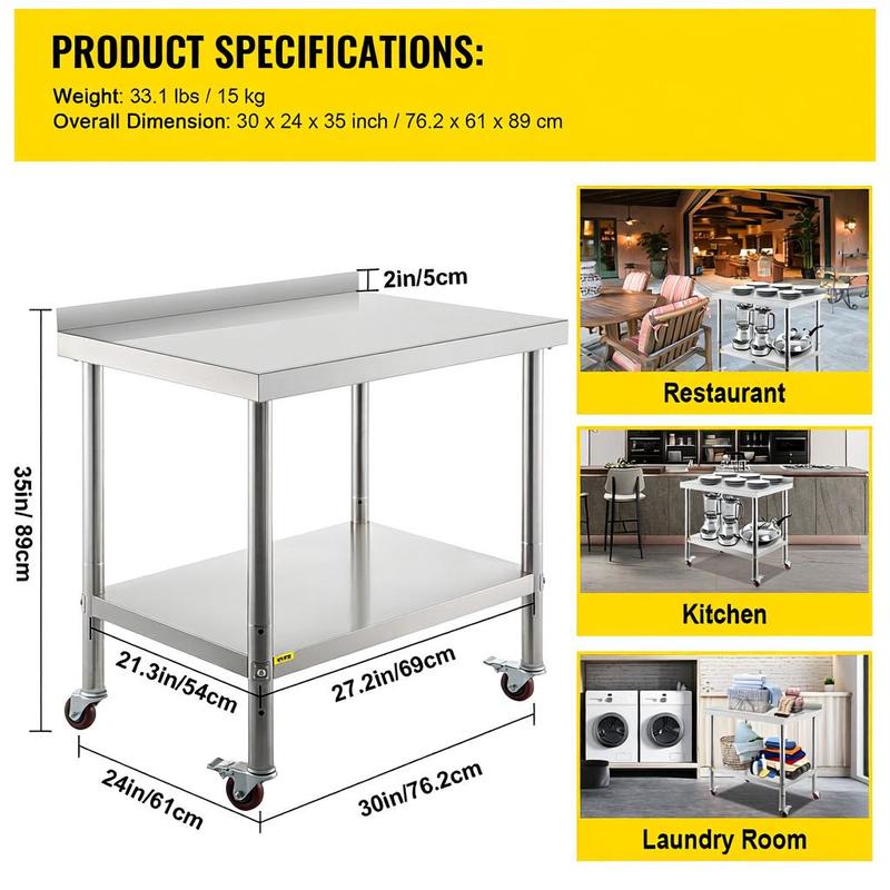 Metal Preparation Workbench 30 - Commercial Kitchen Hardware のレビューと価格