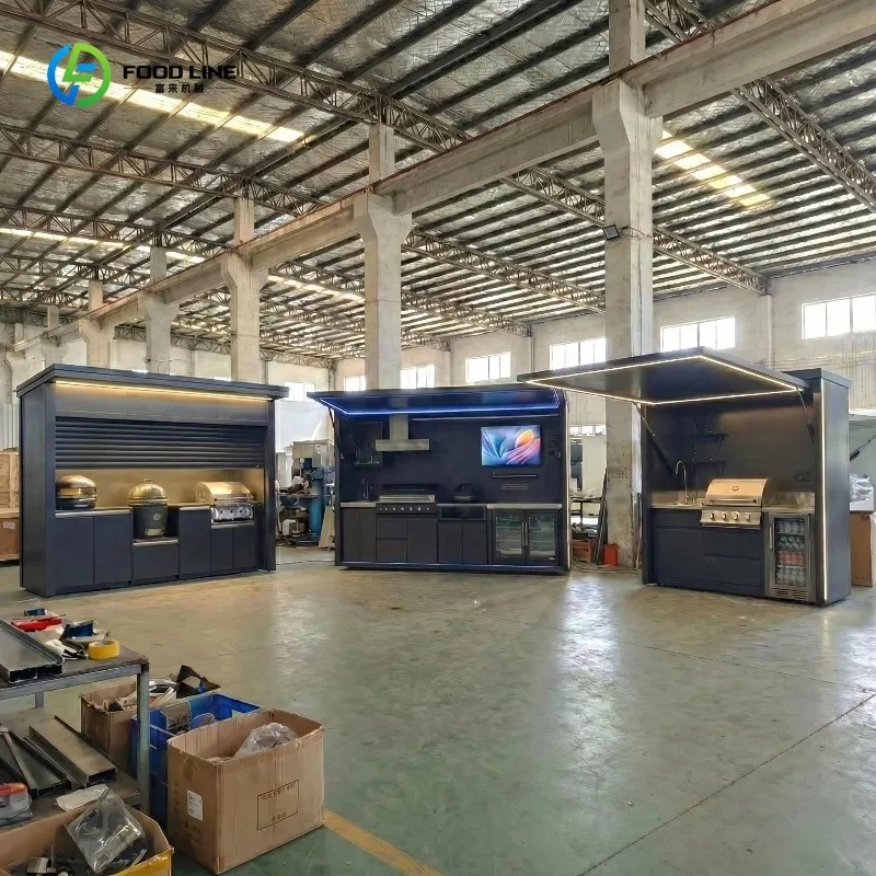Custom Modular Outdoor Kitchen - Commercial Kitchen Grill のレビューと価格