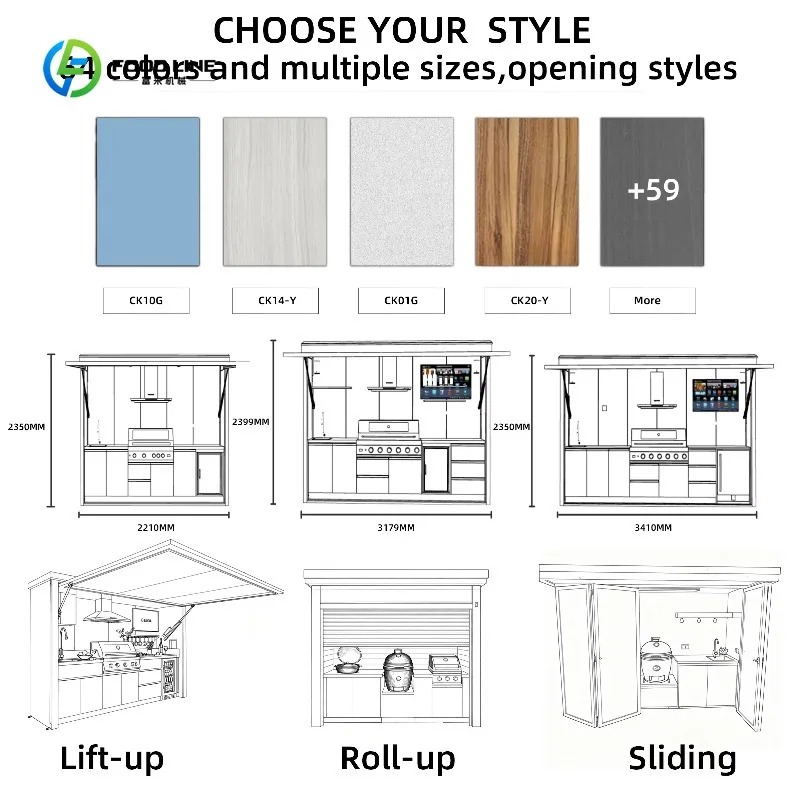 Custom Modular Outdoor Kitchen - Commercial Kitchen Grill のレビューと価格
