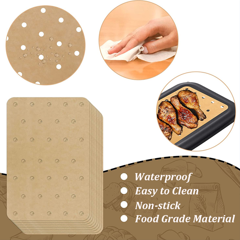 100Pcs Air Fryer Paper Disposa - Commercial Kitchen Steamer のレビューと価格