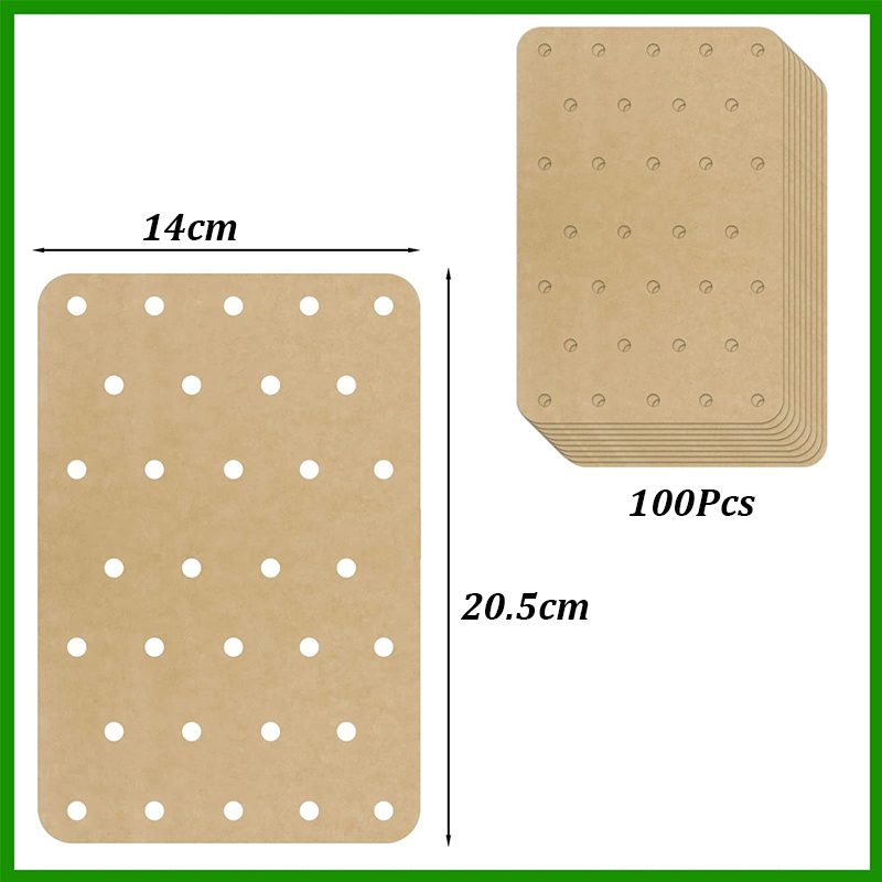 100Pcs Air Fryer Paper Disposa - Commercial Kitchen Steamer のレビューと価格