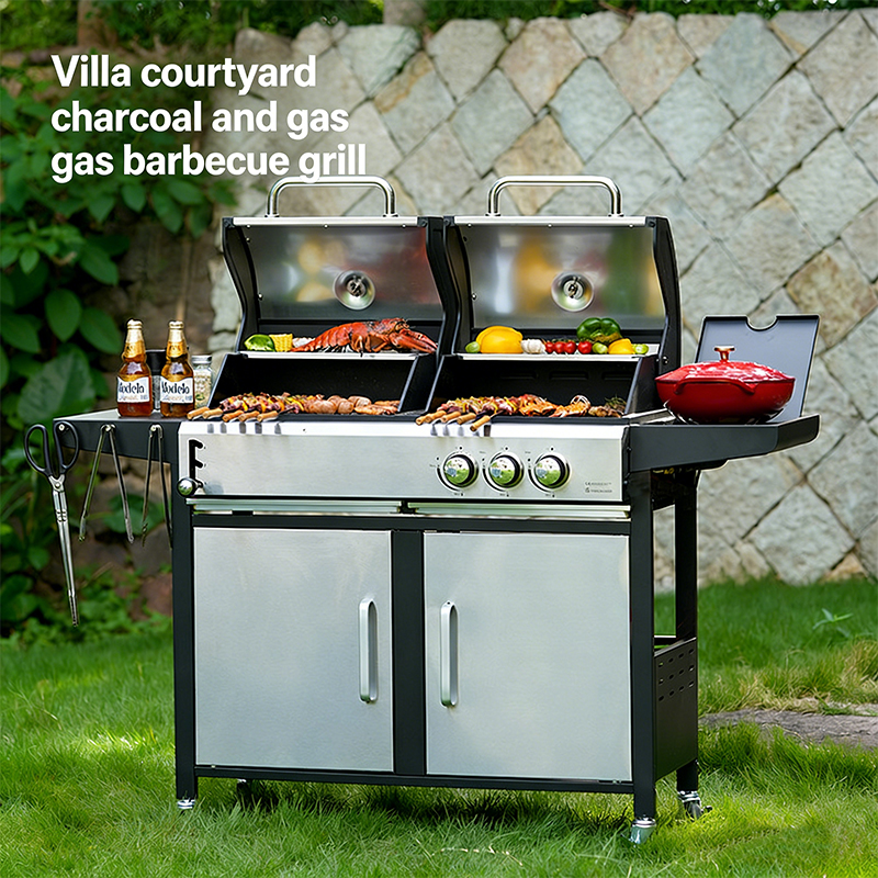 2-Zone Charcoal & Gas Grill St - Commercial Kitchen Zones のレビューと価格