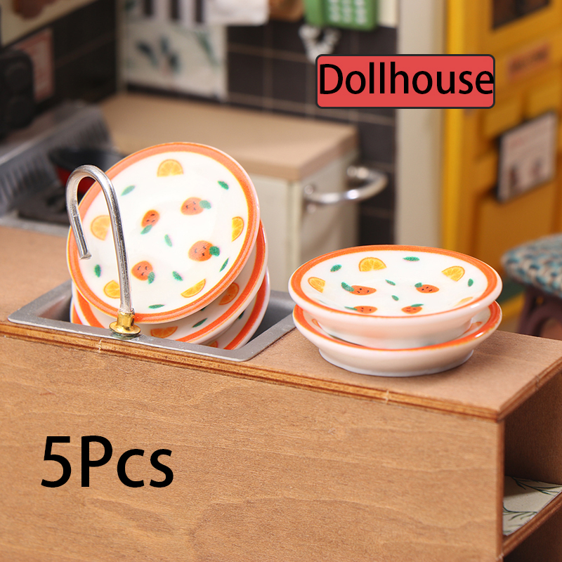 5Pcs 1/12 Dollhouse Mini Plate - Commercial Kitchen Setup のレビューと価格
