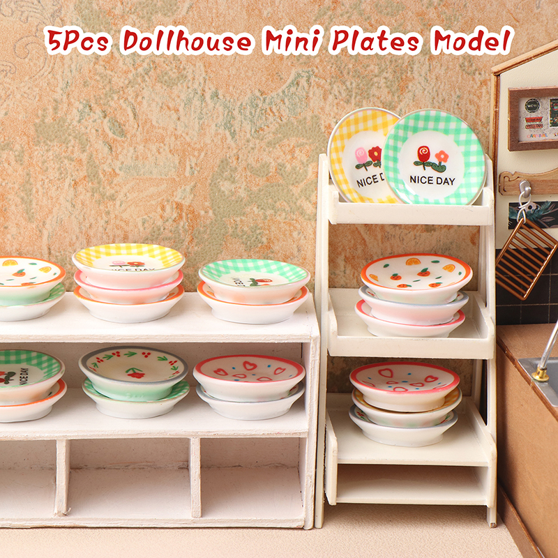5Pcs 1/12 Dollhouse Mini Plate - Commercial Kitchen Setup のレビューと価格