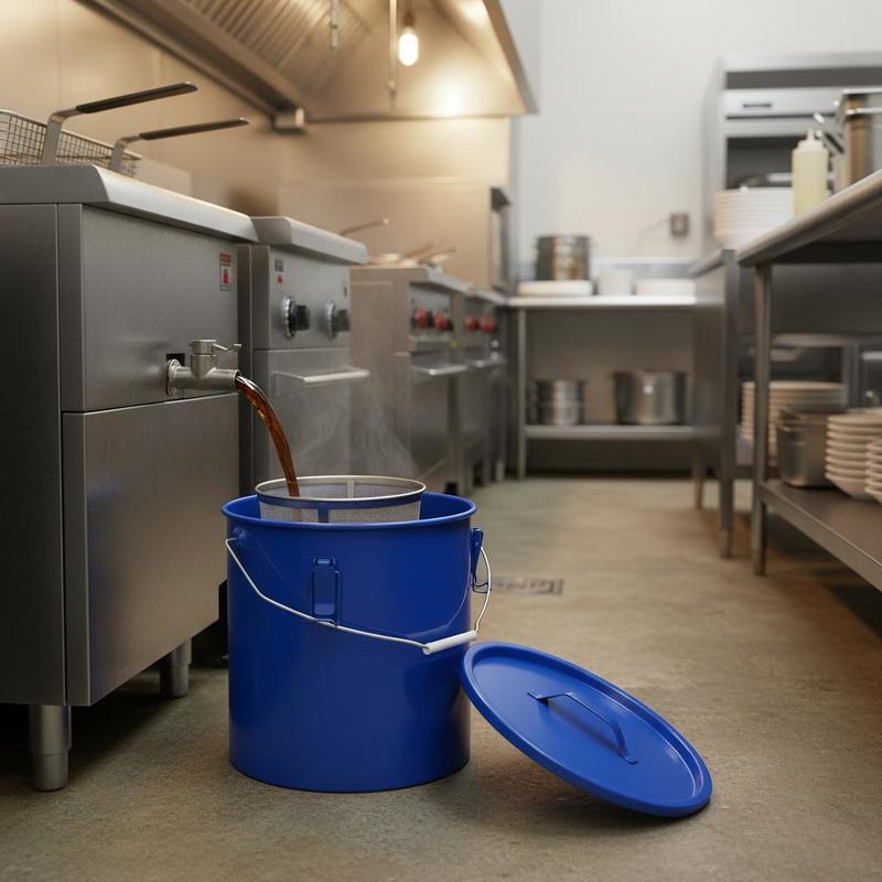 Carbon Steel Oil Storage Pail  - Commercial Kitchen Management のレビューと価格
