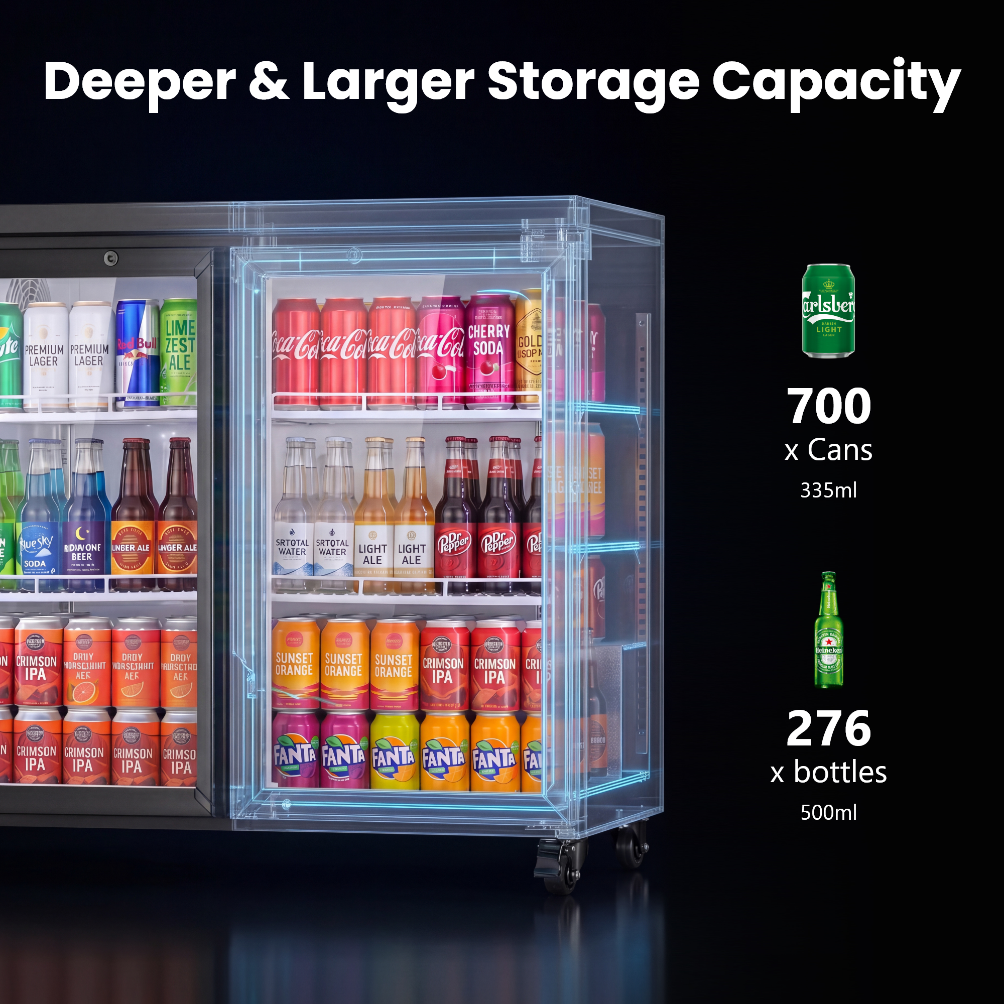555L Back Bar cooler 0-15 ℃ re - Commercial Kitchen Zones のレビューと価格