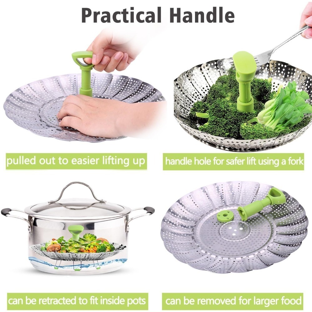 Food Steamer Basket Stainless  - Commercial Kitchen Steamer のレビューと価格
