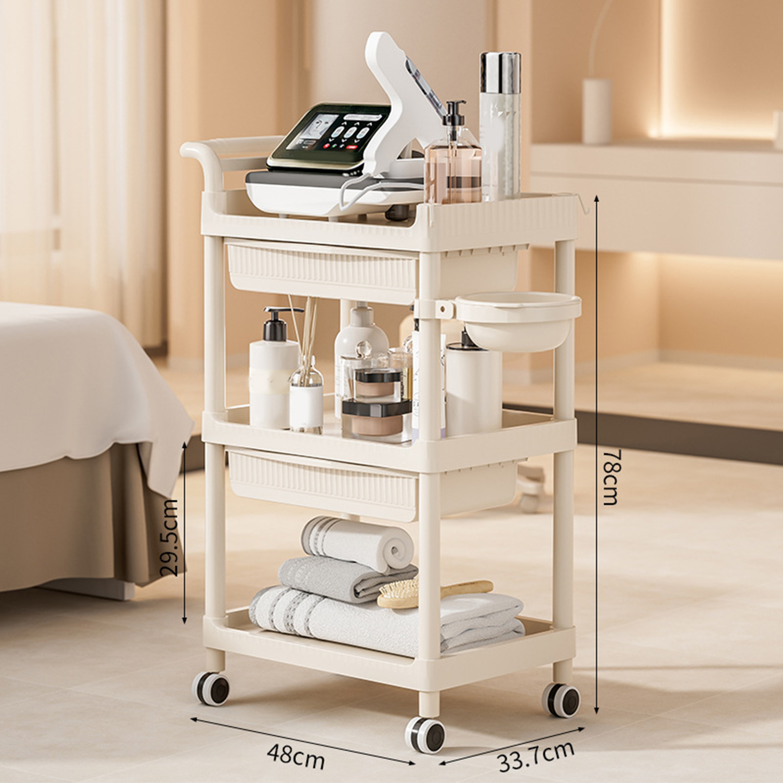 3 Tier Trolley Beauty Salon Sp - Commercial Kitchen Management のレビューと価格