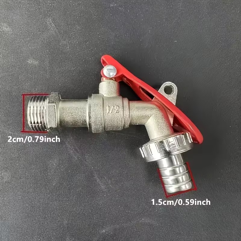 1Pc 1/2 Inch Zinc Alloy Faucet - Commercial Kitchen Tap のレビューと価格
