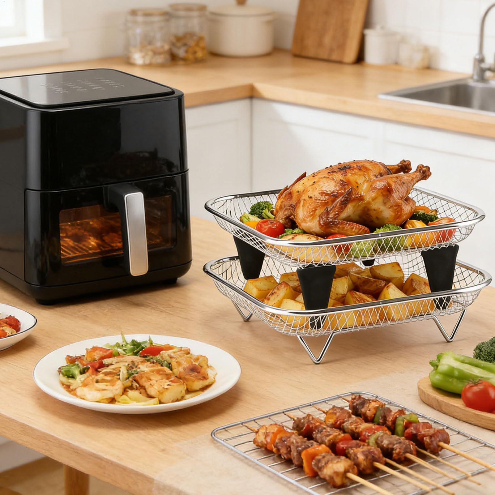 Air Fryer Accessories Stainles - Commercial Kitchen Steamer のレビューと価格