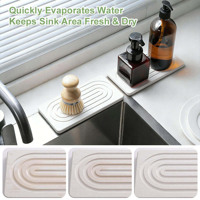 Faucet Mats Diatom Mud Kitchen - Commercial Kitchen Tap のレビューと価格