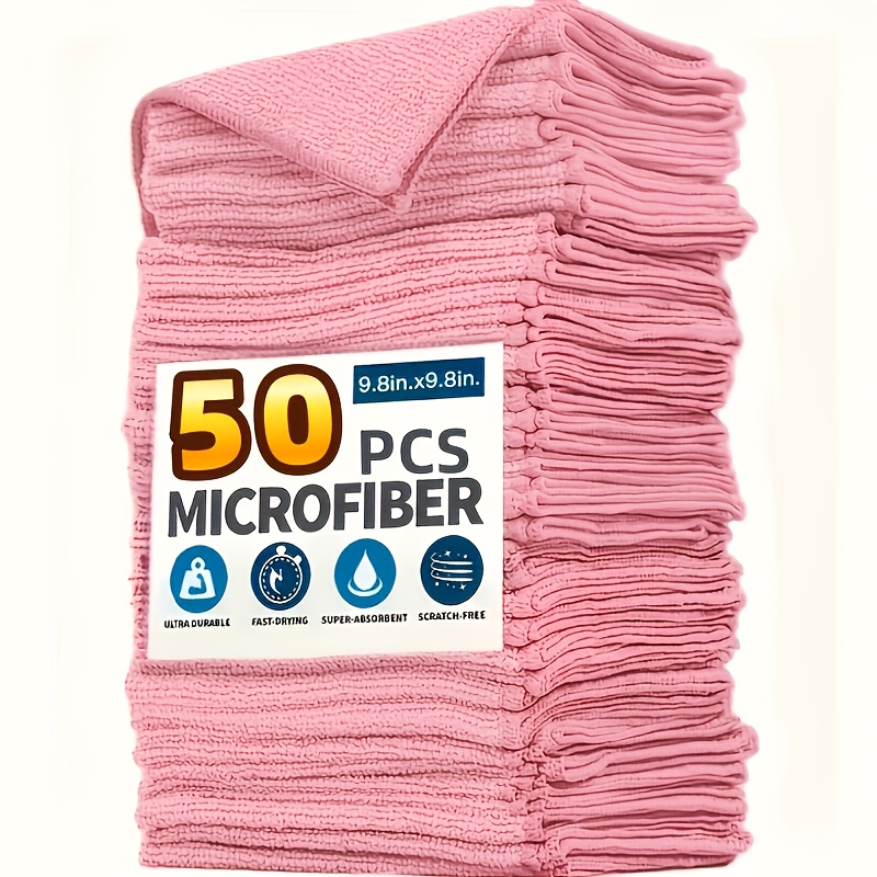 1-50Pcs Light Pink Microfiber  - Commercial Kitchen Tap のレビューと価格