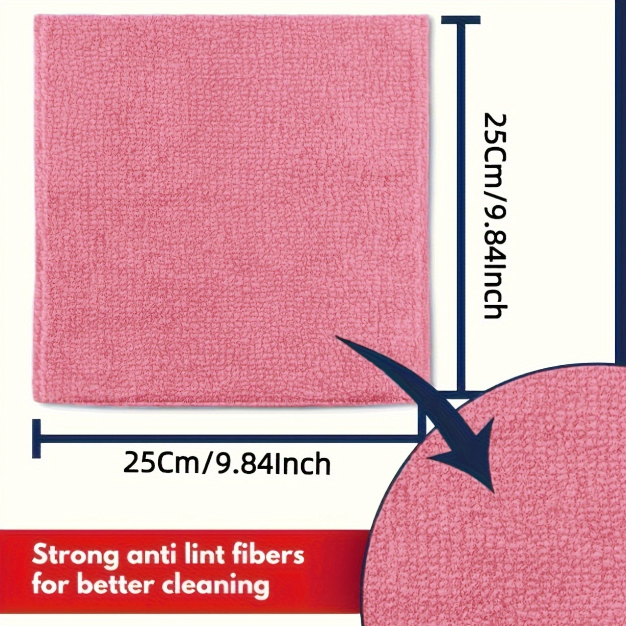1-50Pcs Light Pink Microfiber  - Commercial Kitchen Tap のレビューと価格