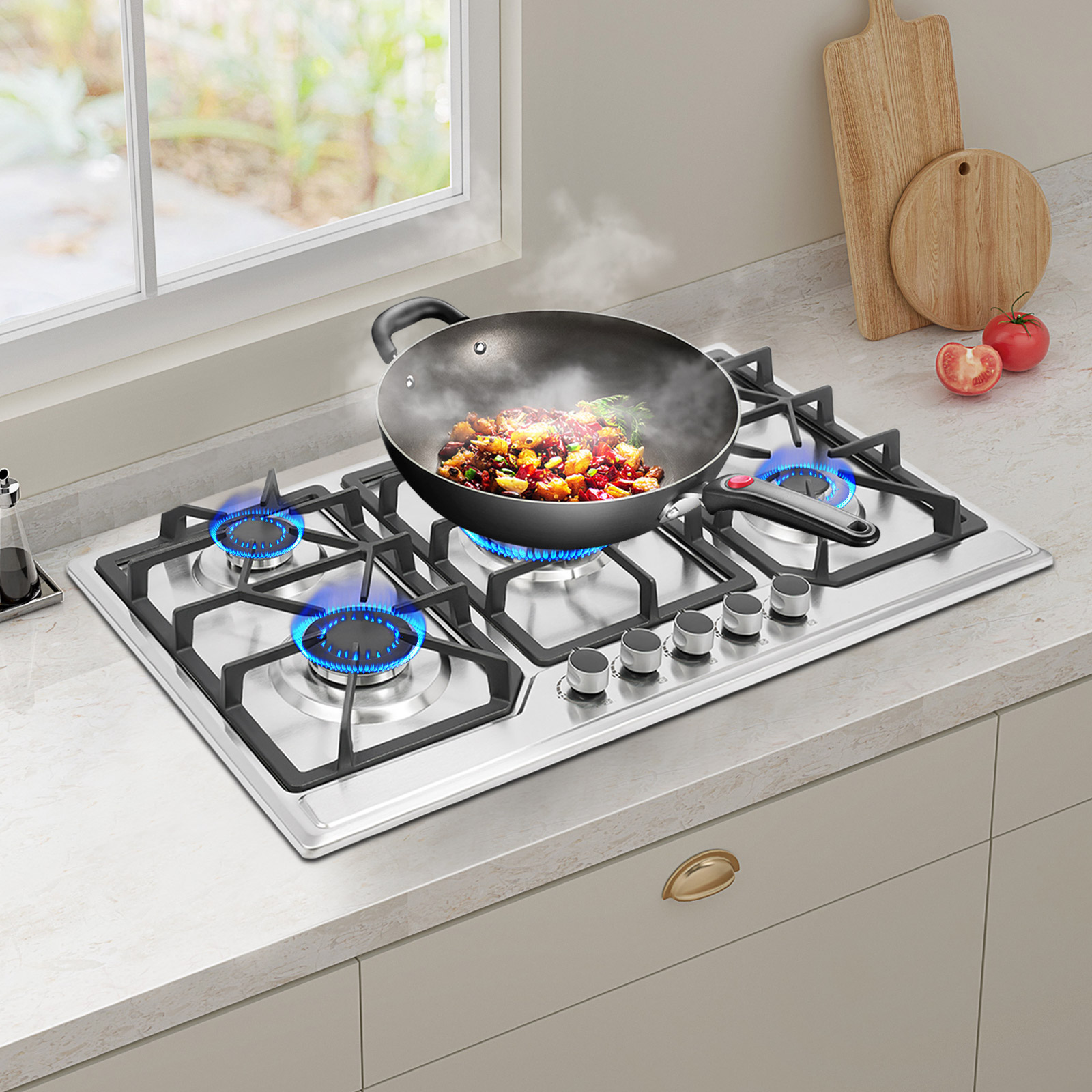 Stove, Five-burner Stove, Elec - Commercial Kitchen Grill のレビューと価格
