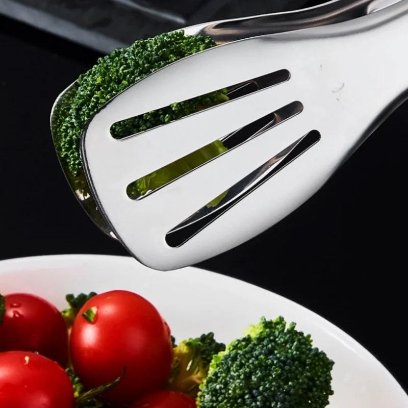 Stainless Steel Food Tongs - H - Commercial Kitchen Grill のレビューと価格