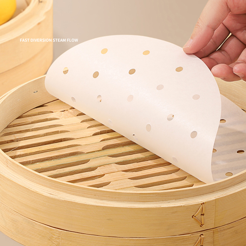 50pcs Bamboo Steamer Papers Di - Commercial Kitchen Steamer のレビューと価格