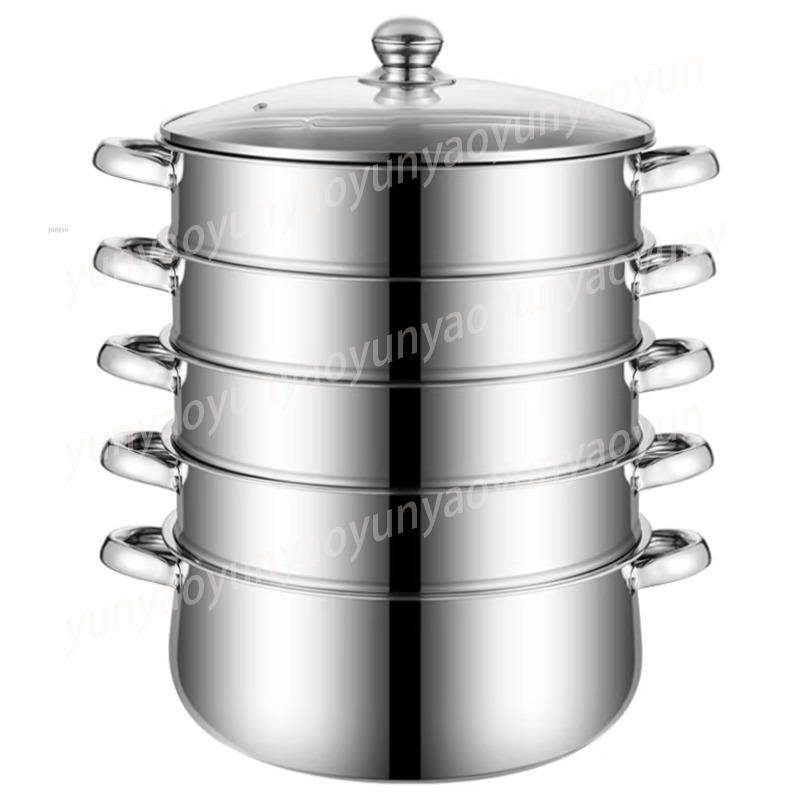 Large Capacity 4-Layer Steamer - Commercial Kitchen Steamer のレビューと価格