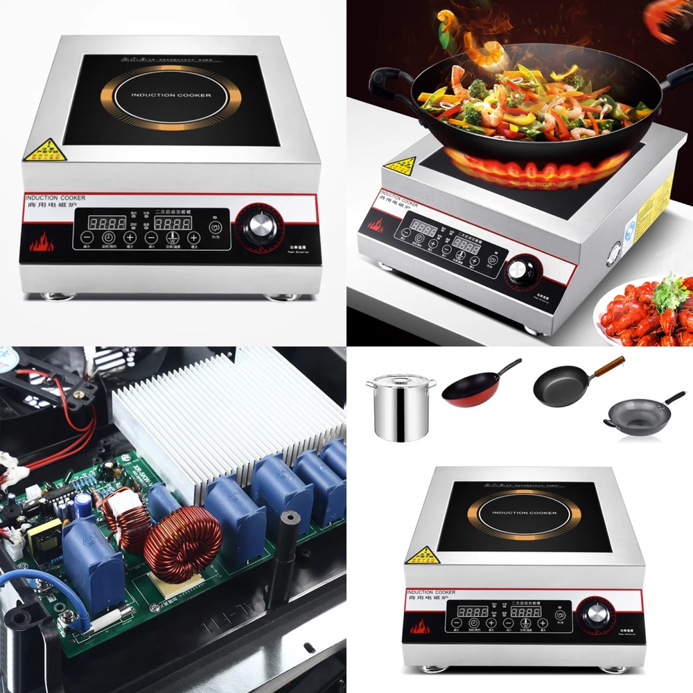 5000W Induction Cooker for Com - Commercial Kitchen Zones のレビューと価格