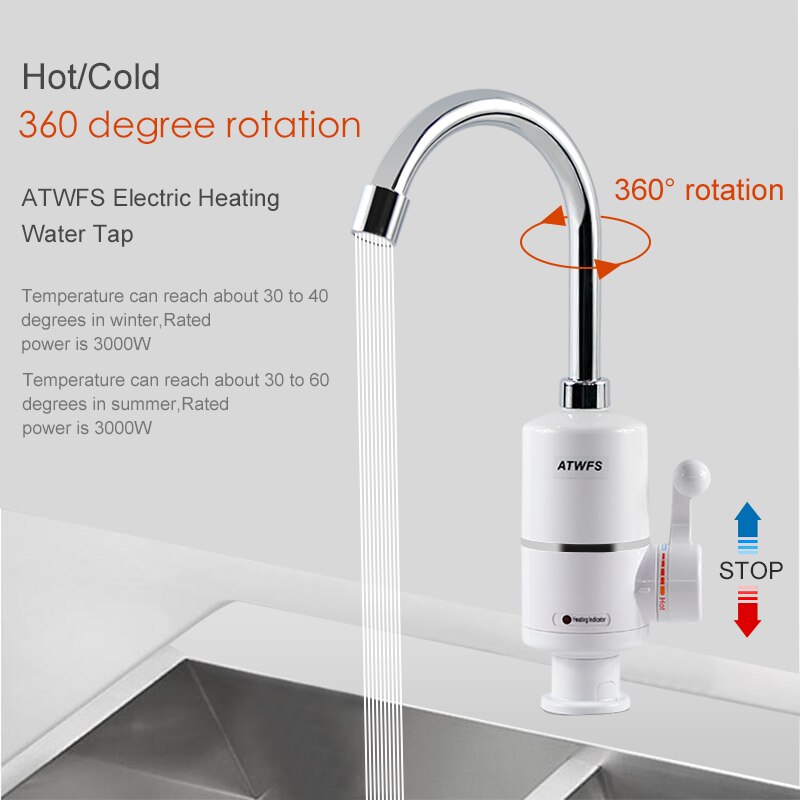 ATWFS Tankless Electric Newest - Commercial Kitchen Tap のレビューと価格