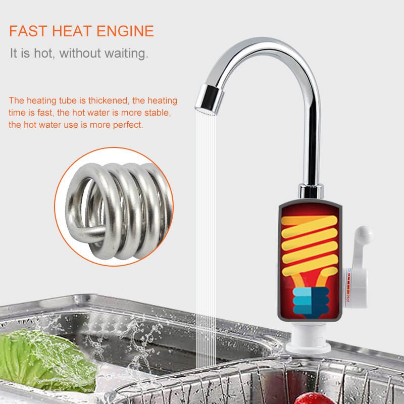 ATWFS Tankless Electric Newest - Commercial Kitchen Tap のレビューと価格