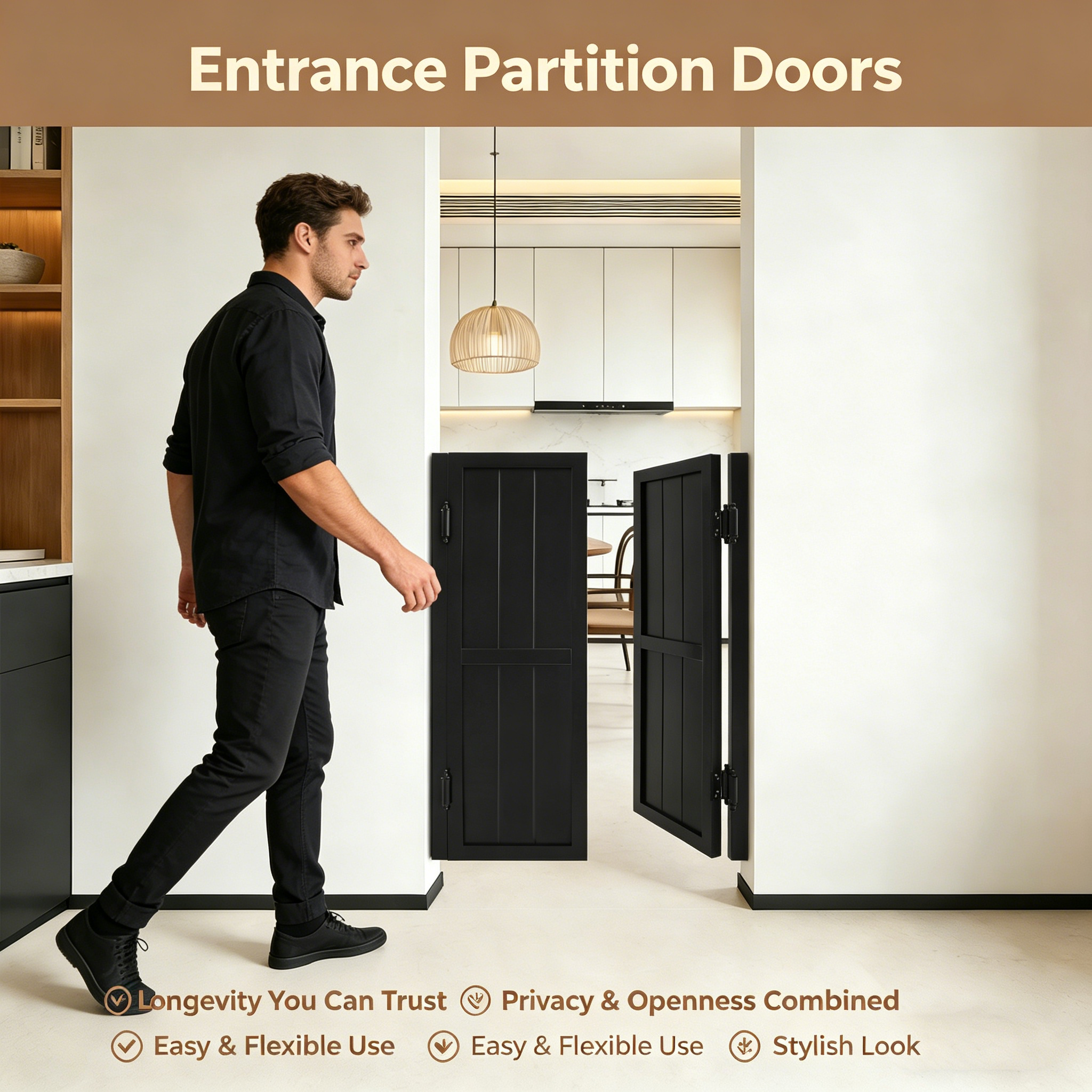 Hallway Partition Two-way Hing - Commercial Kitchen Hardware のレビューと価格
