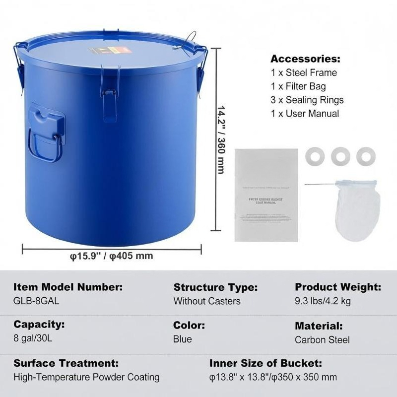 Carbon Steel Oil Storage Caddy - Commercial Kitchen Management のレビューと価格