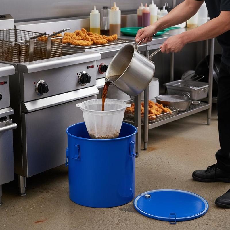 Carbon Steel Oil Storage Caddy - Commercial Kitchen Management のレビューと価格