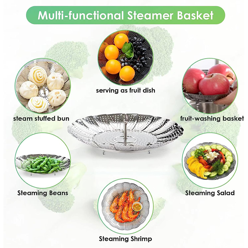 LMETJMA Expandable Stainless S - Commercial Kitchen Steamer のレビューと価格
