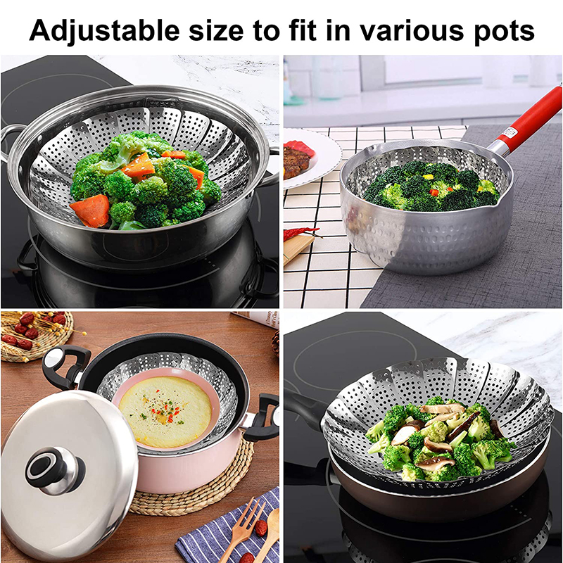 LMETJMA Expandable Stainless S - Commercial Kitchen Steamer のレビューと価格