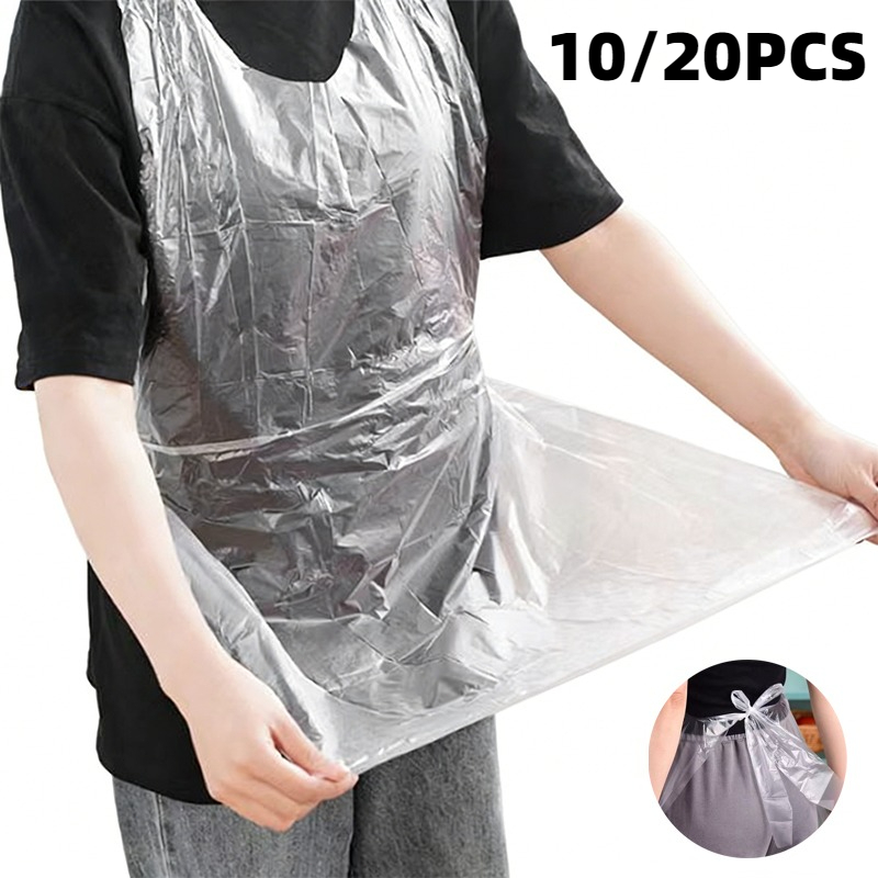 10/20PCS Disposable Aprons Ind - Commercial Kitchen Setup のレビューと価格